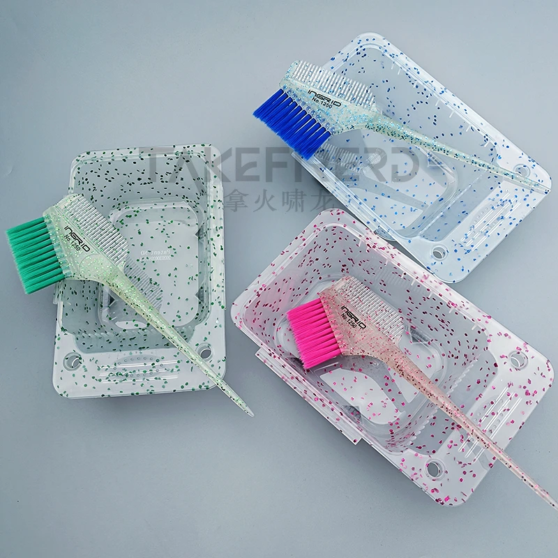 理发店美发刷子染发梳子理发店家用染发工具专业染发焗油碗刷子