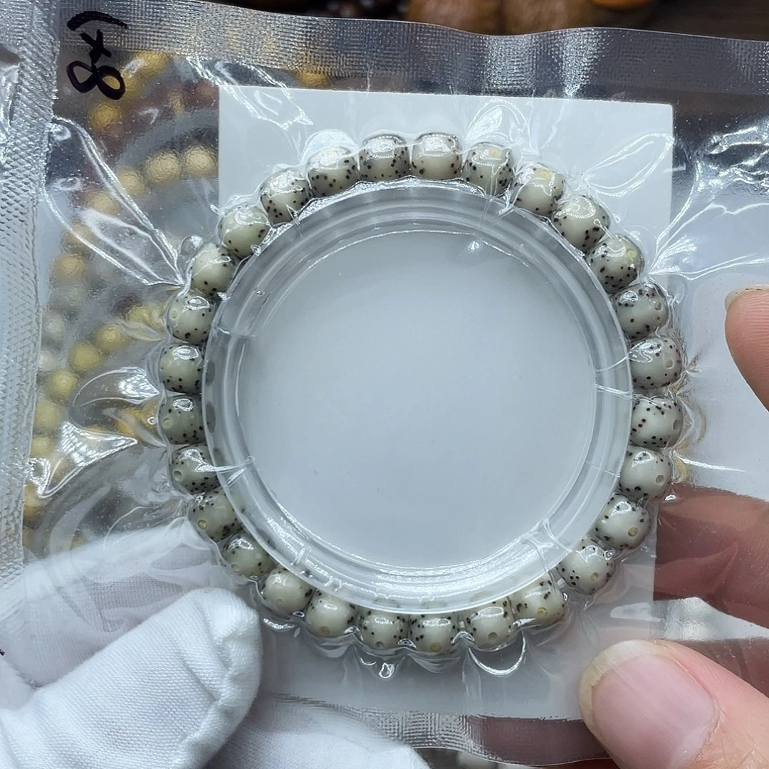 手串星月菩提原生态石玉8✖️7月朗星稀