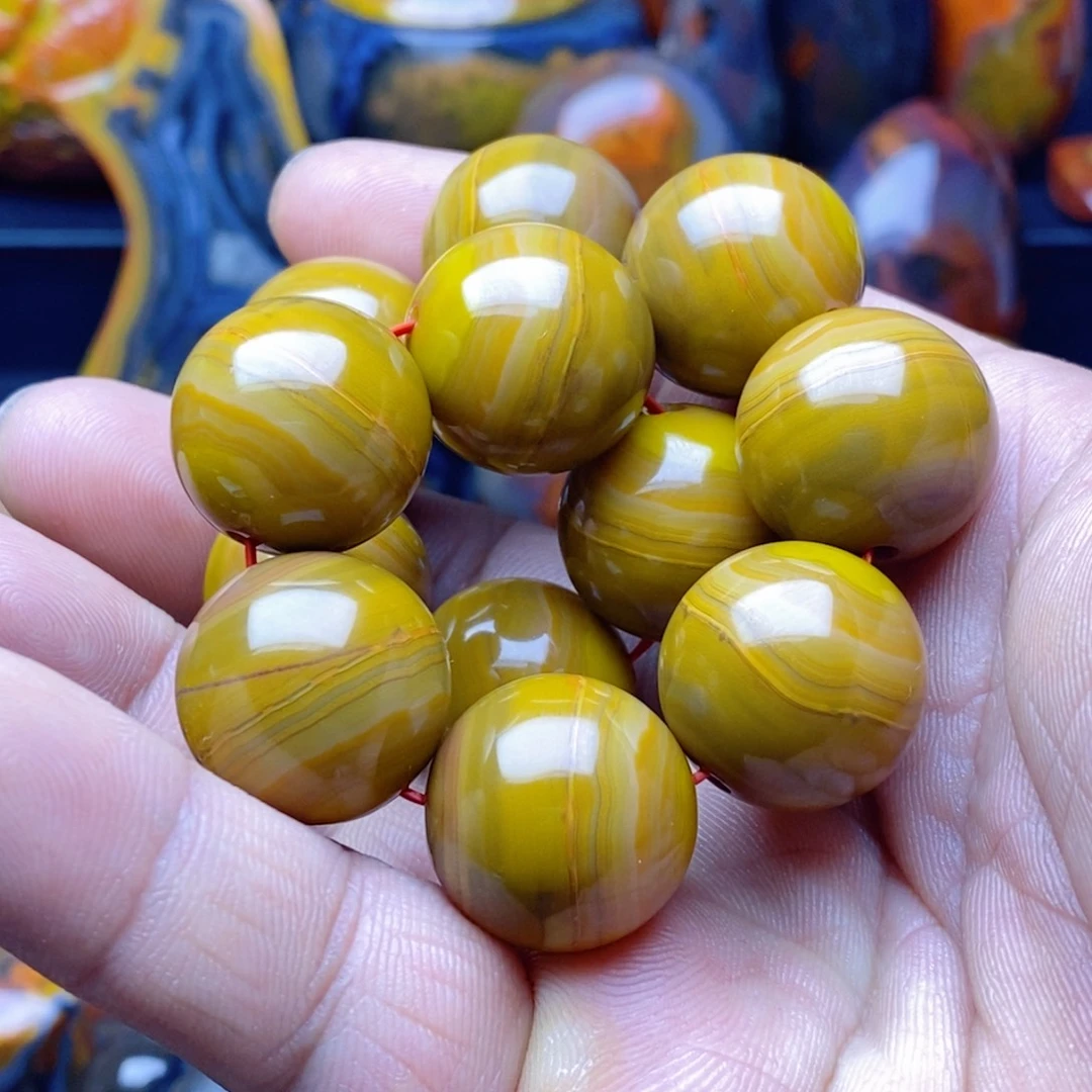 好***了玛瑙/玉髓未镶嵌手把件