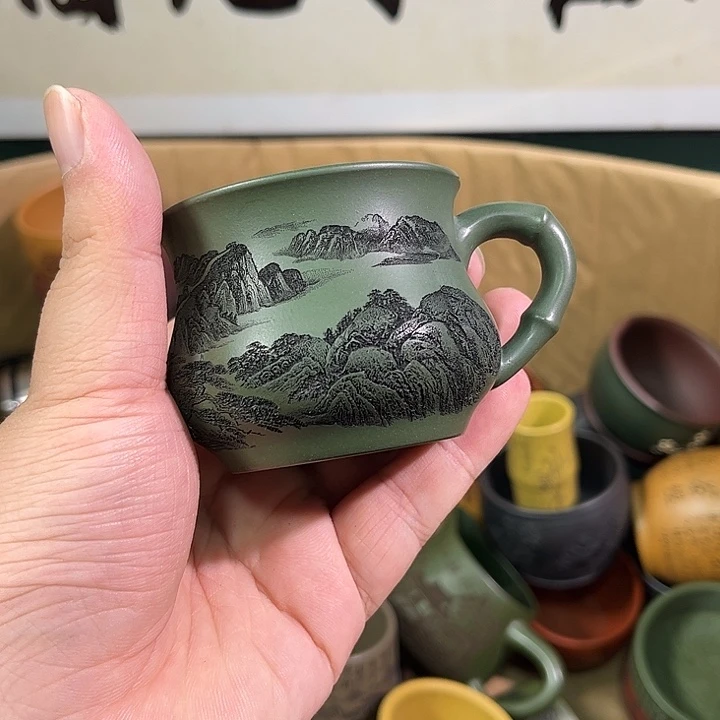 茶杯紫砂全手工紫砂主人杯