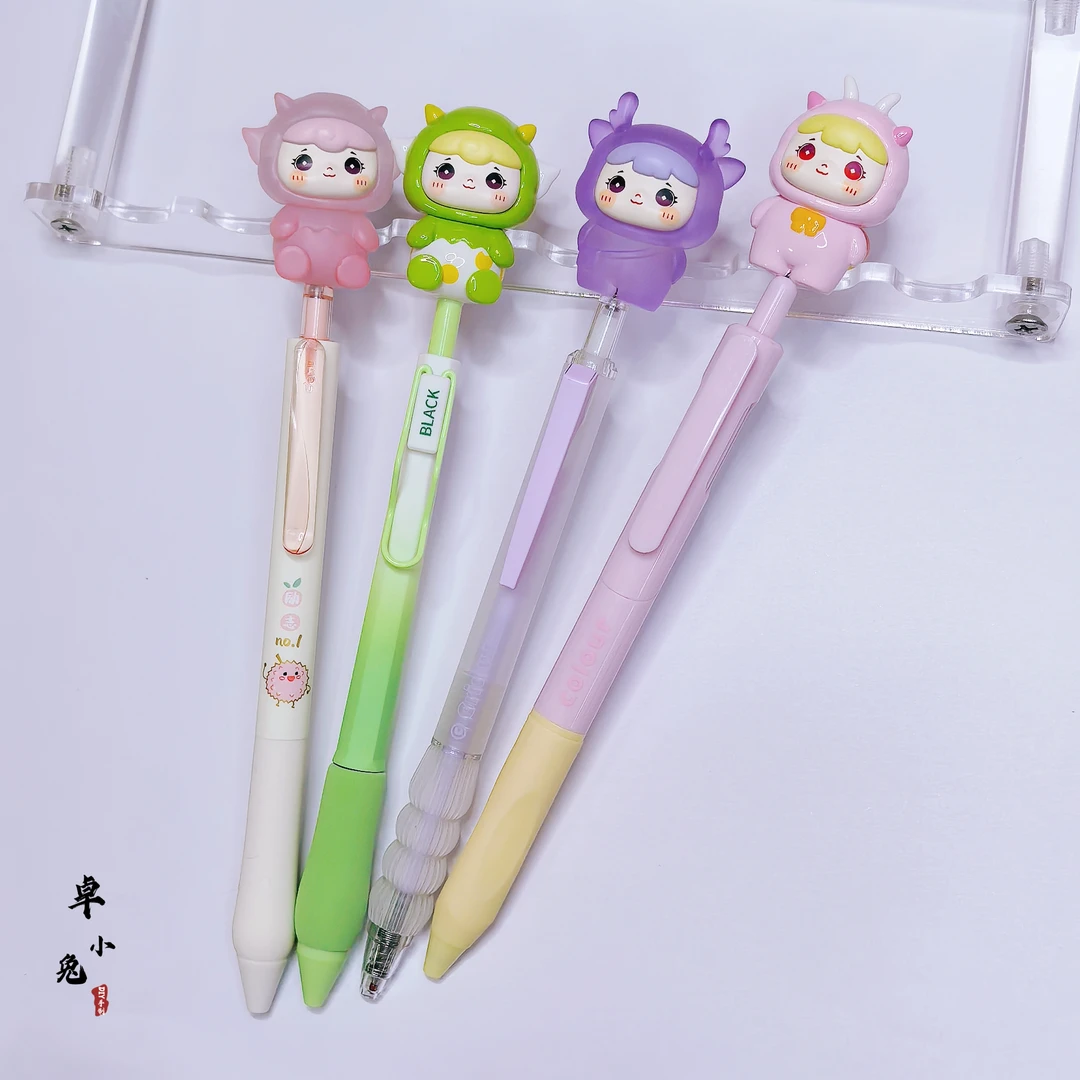 手作正版龙宝萌粒中性笔手帐笔
