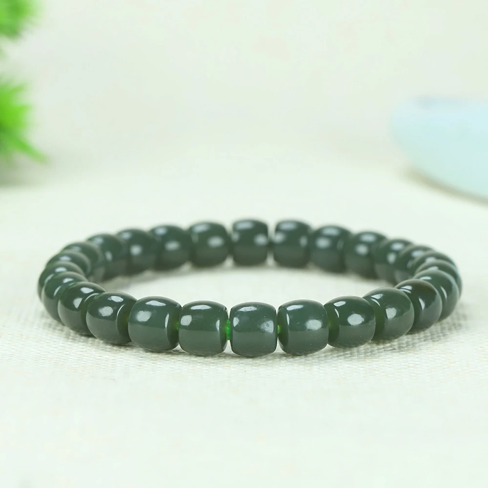 皇家御珀和田玉且莫蓝直切手串