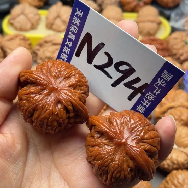 文玩核桃把件磨盘42尺