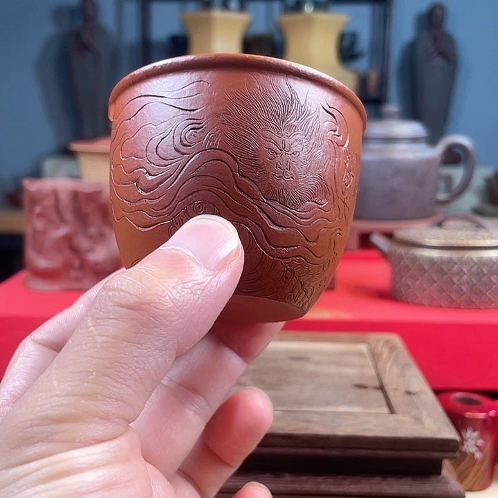 茶杯紫砂大圣杯微瑕