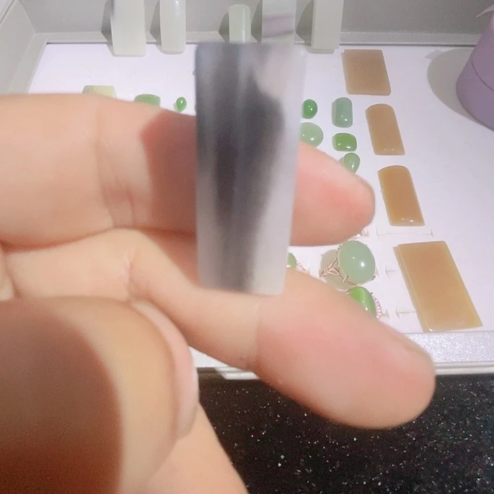 和田玉（翠青玉）未镶嵌吊坠(不含链)
