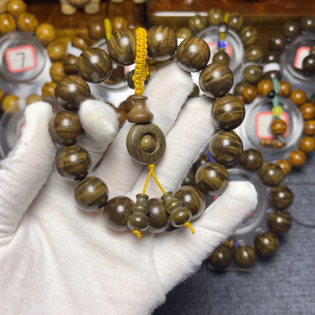 楠木（金丝楠）手串/手链阴沉1.5水波218