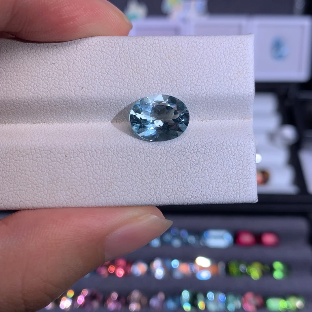 未镶嵌笔搁海蓝宝石2.775ct