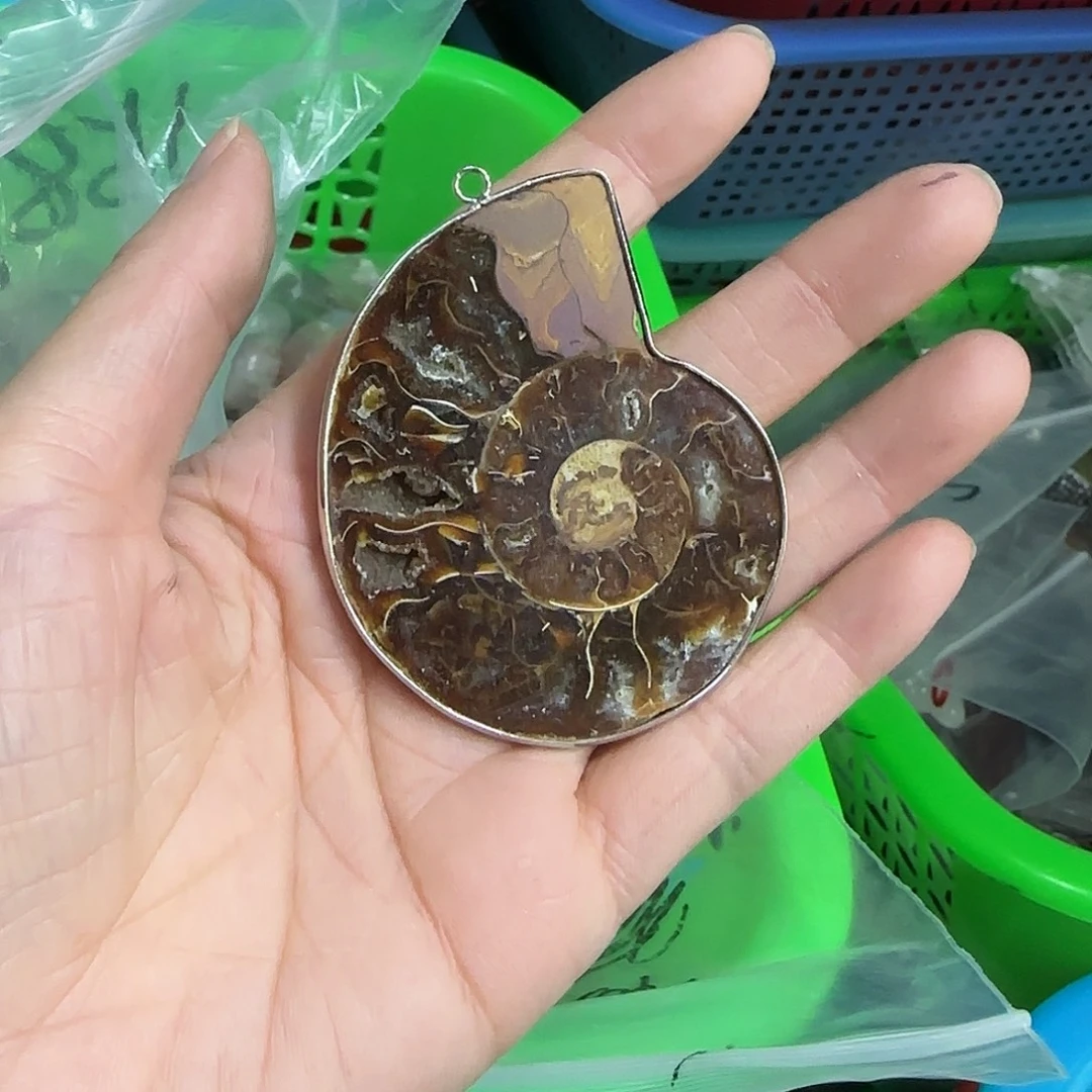 玛瑙/玉髓合金珠宝半成品螺一个大号