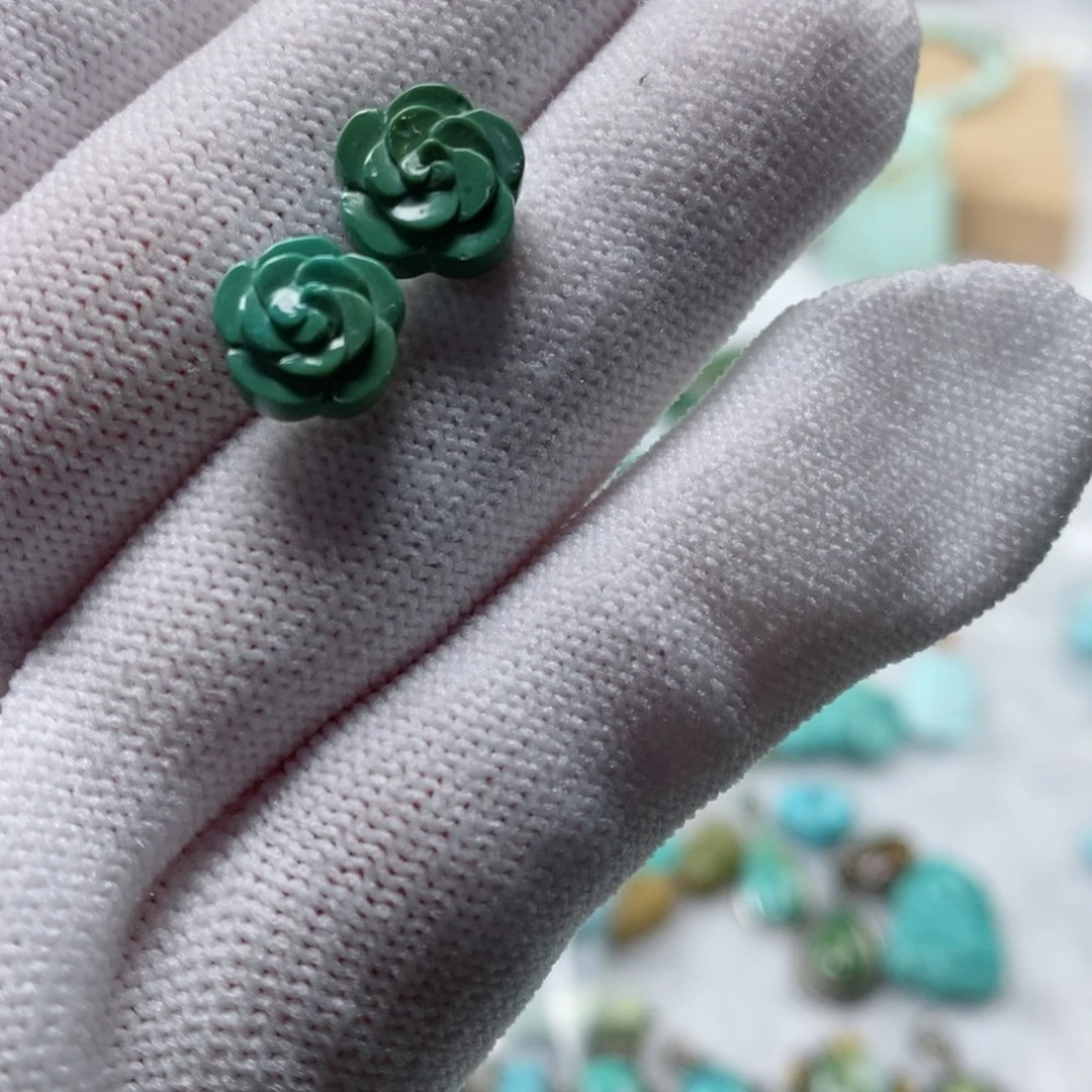 绿松石颈饰18K金镶嵌梦*