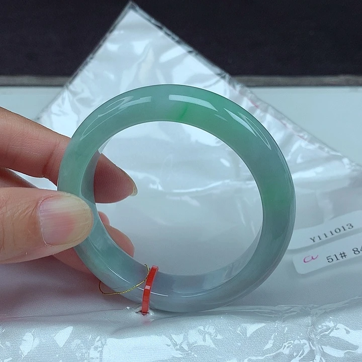 翡翠未镶嵌手镯51圈1013