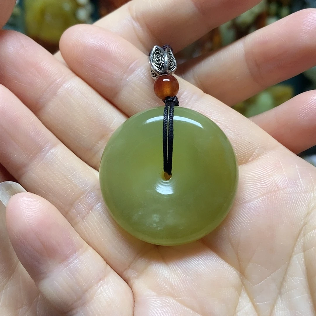 岫玉未镶嵌吊坠(不含链)