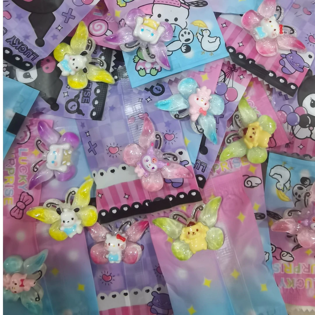 混款卡通三丽欧蝴蝶树脂贴片造型展示