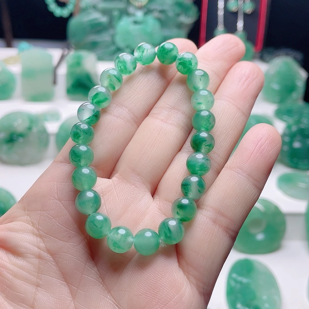 漫***生石英质玉未镶嵌手链