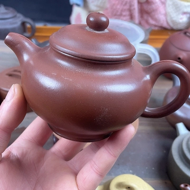 紫砂茶壶处理一把
