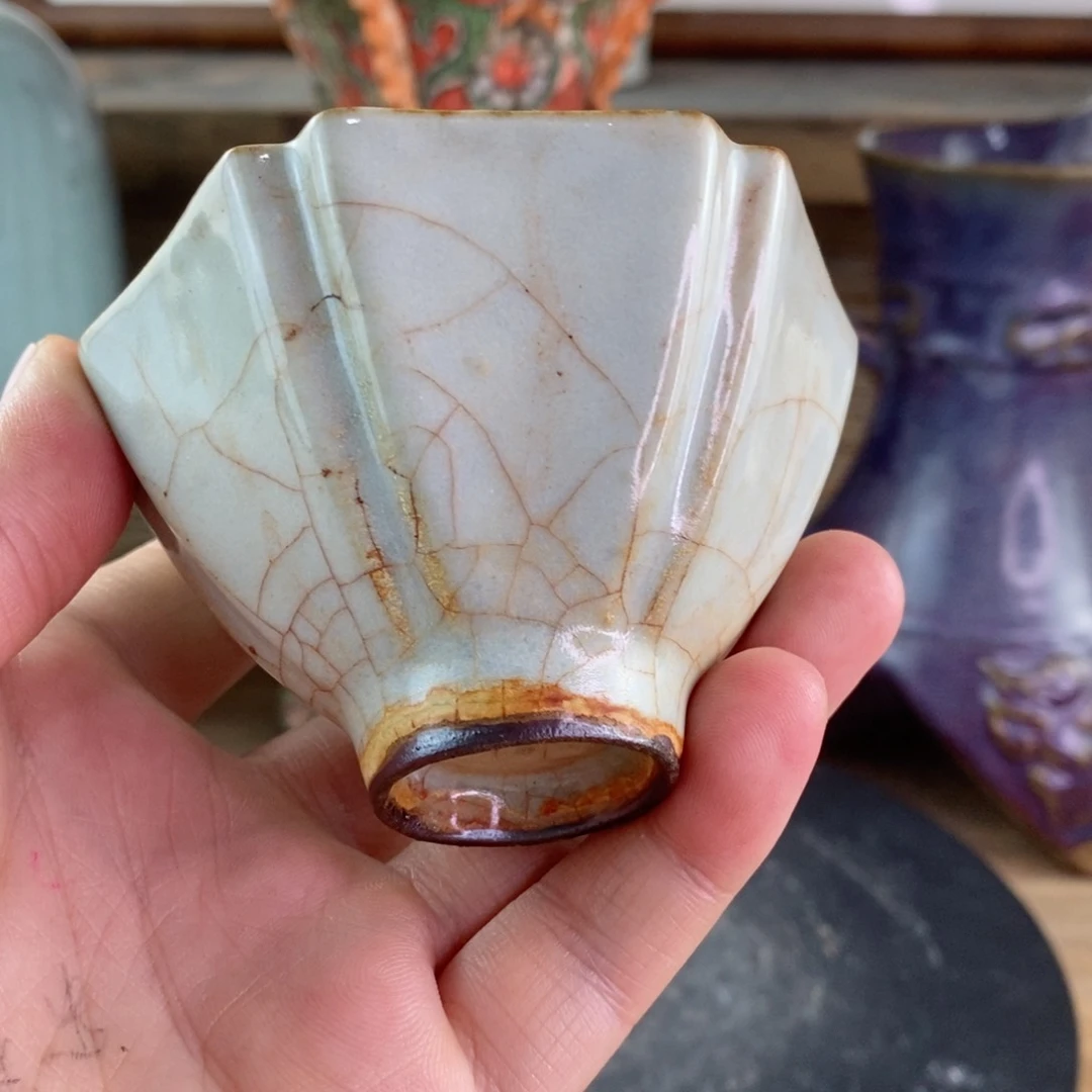 摆件九*叶瓷器艺术品的鉴赏
