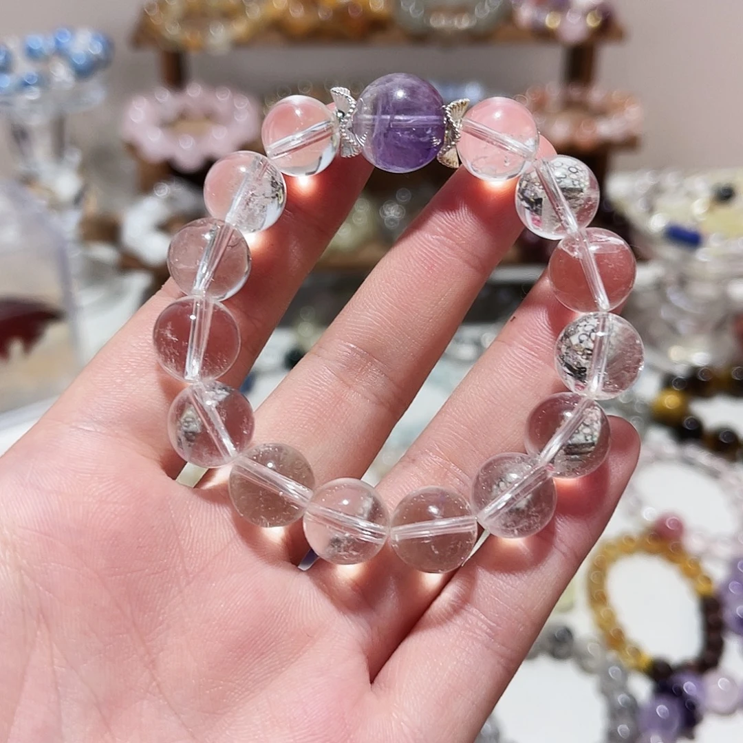 未镶嵌手链水晶白水