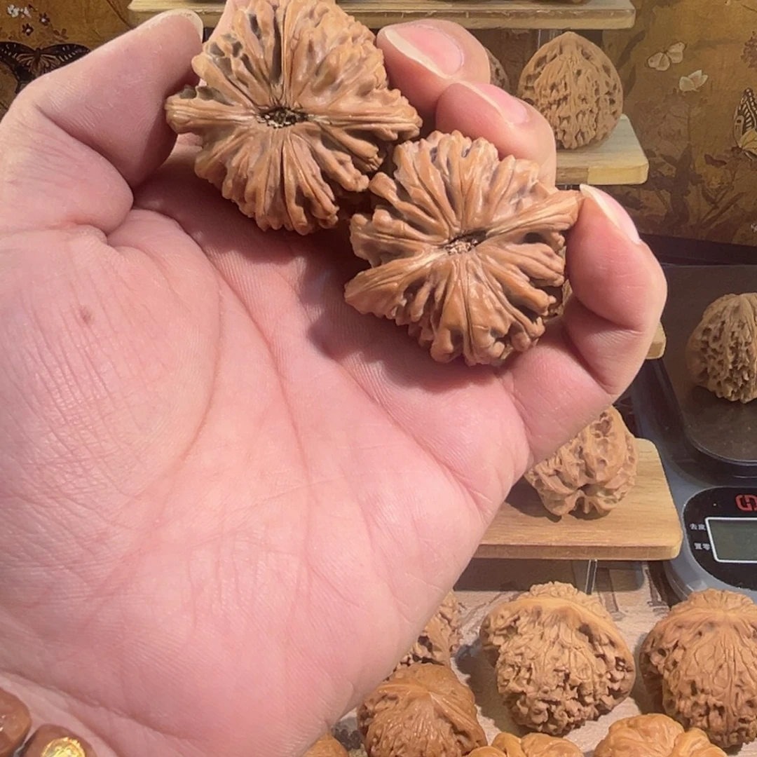 把件文玩核桃四座楼