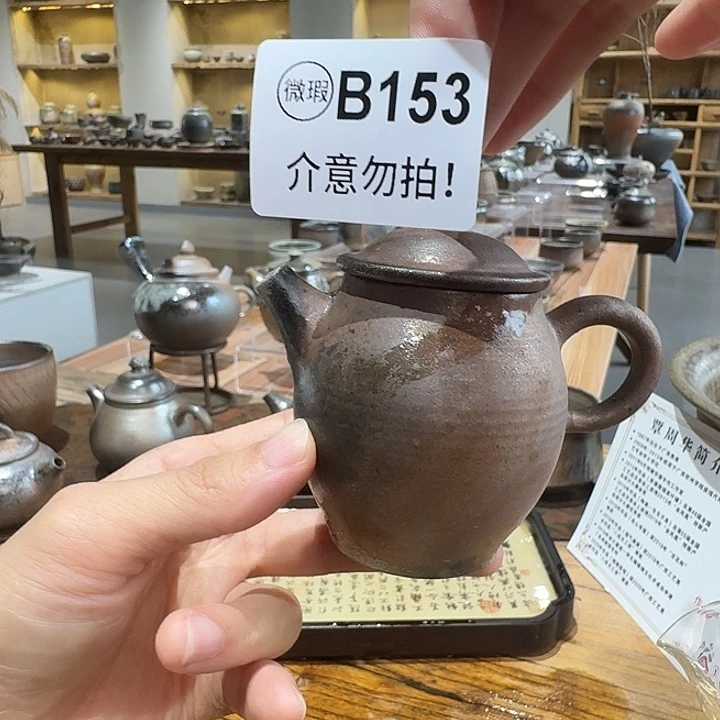 坭兴陶纯柴烧原矿泥料纯手工壶