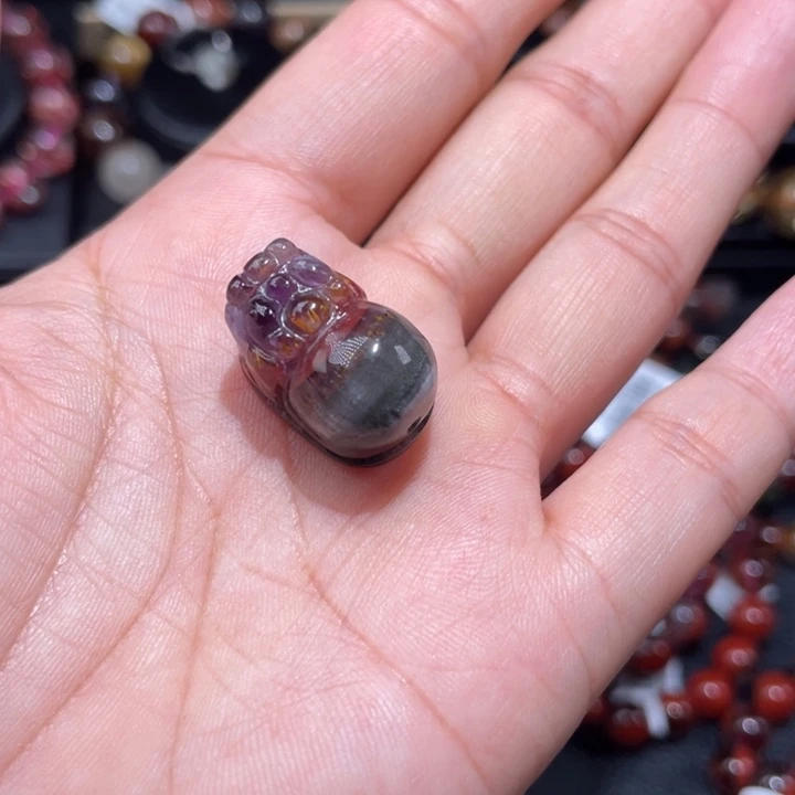 水晶颈饰未镶嵌黎**.极光貔貅