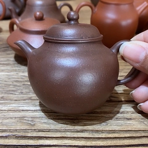 紫砂茶壶霞*谷紫砂壶紫砂壶