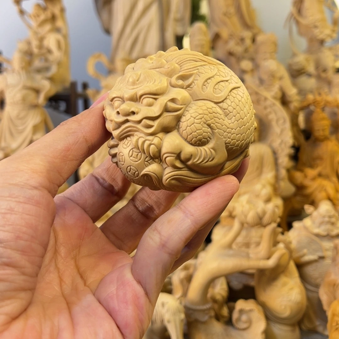F***O木小叶黄杨木6公分貔貅