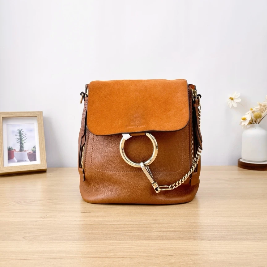 95新 Chloe/蔻依 Faye/双肩包/8270