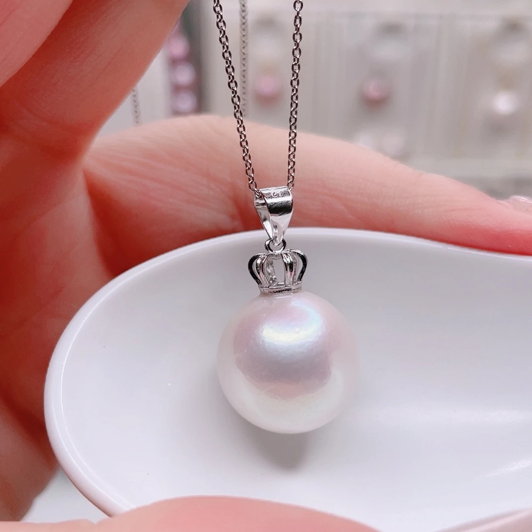 吊坠(赠链)银S925镶嵌淡水珍珠