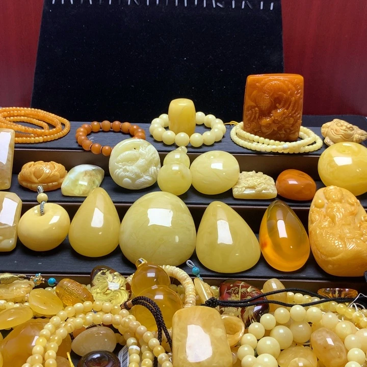 琥珀珠宝奇石未镶嵌好*来