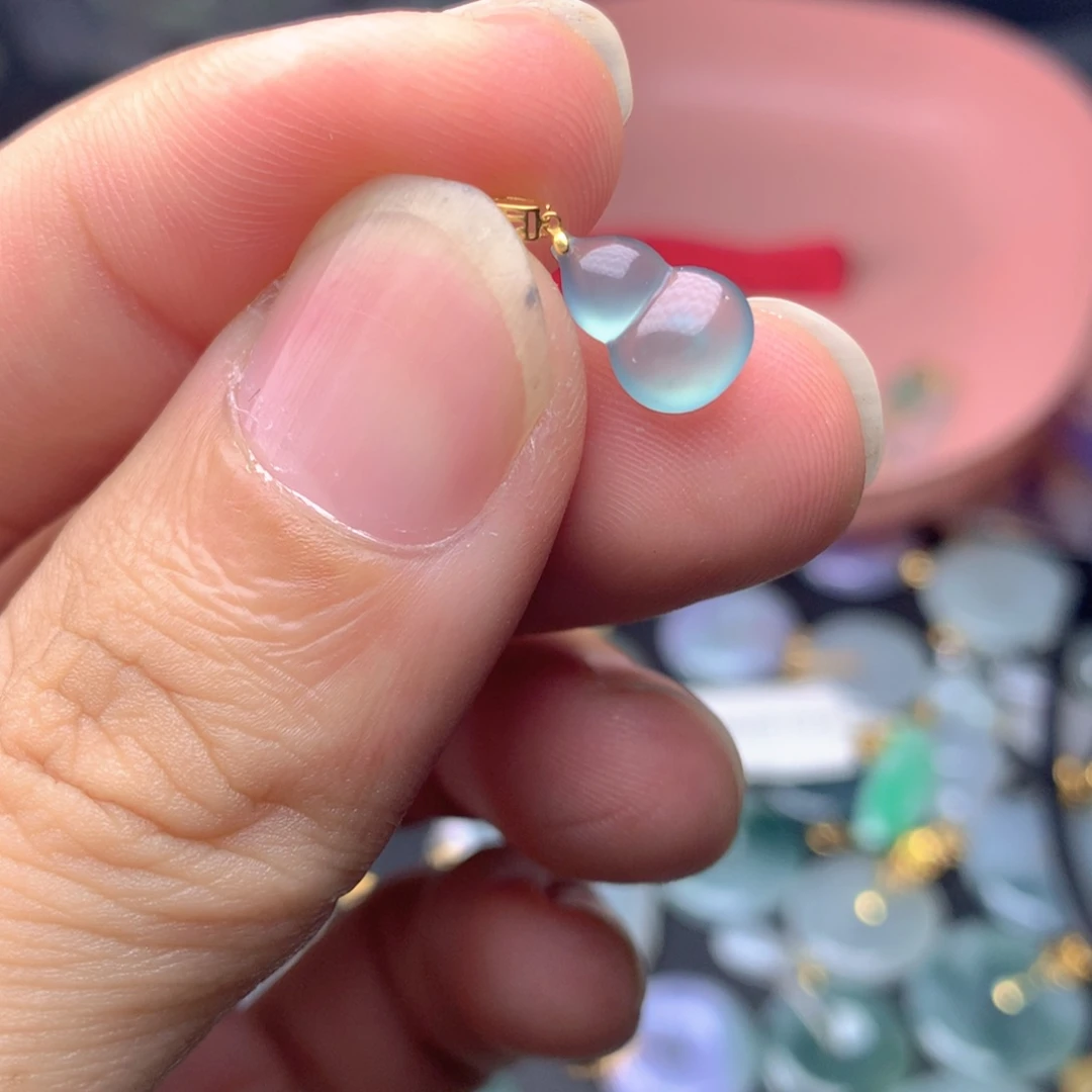 【闪购商品】翡翠18K金镶嵌颈饰翡翠