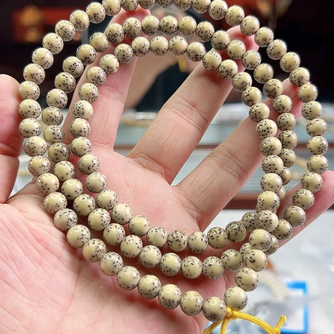 手串星月菩提8mm河豚无月