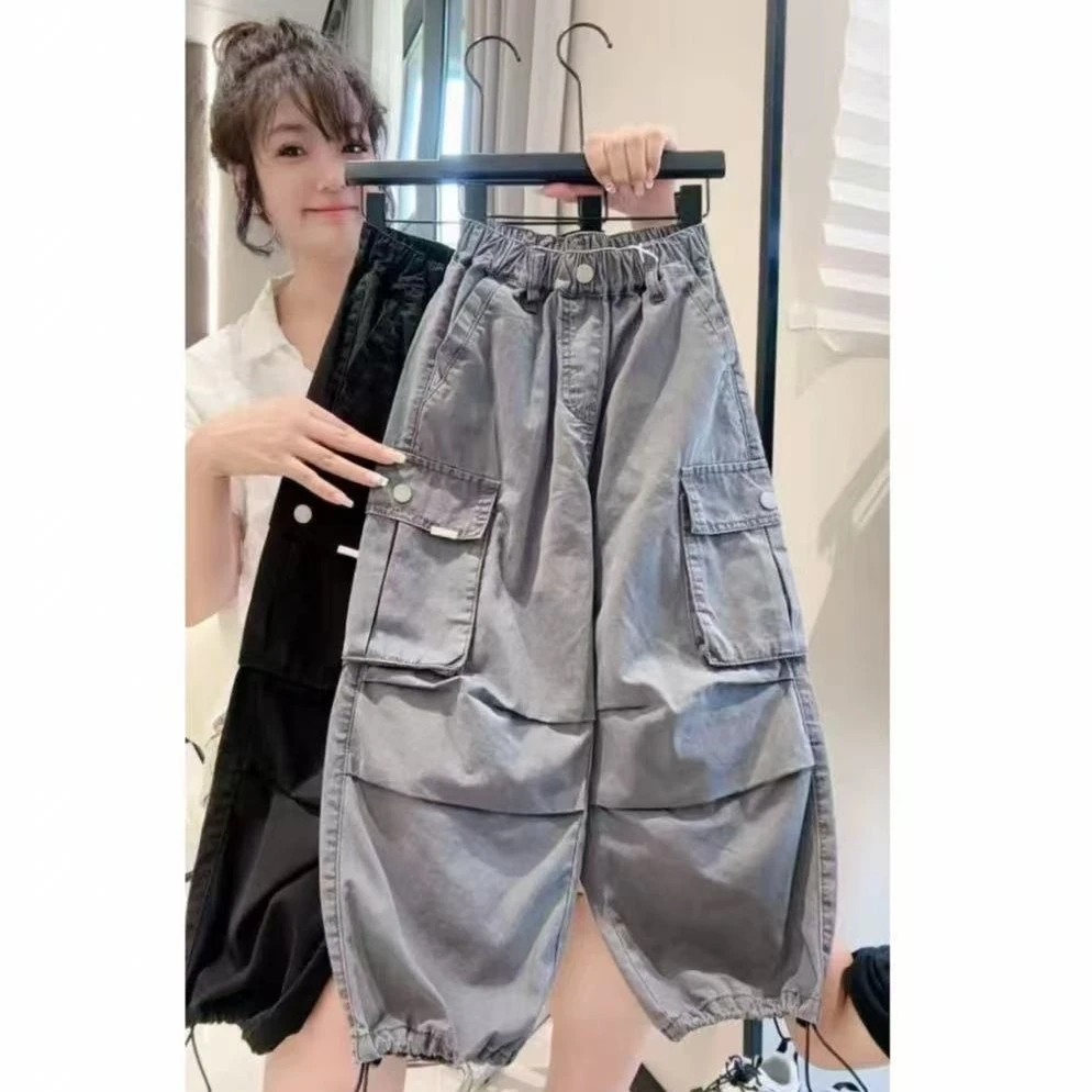 【纯棉水洗】男童裤子春秋儿童休闲裤2025新款中大童男孩百搭长裤帅