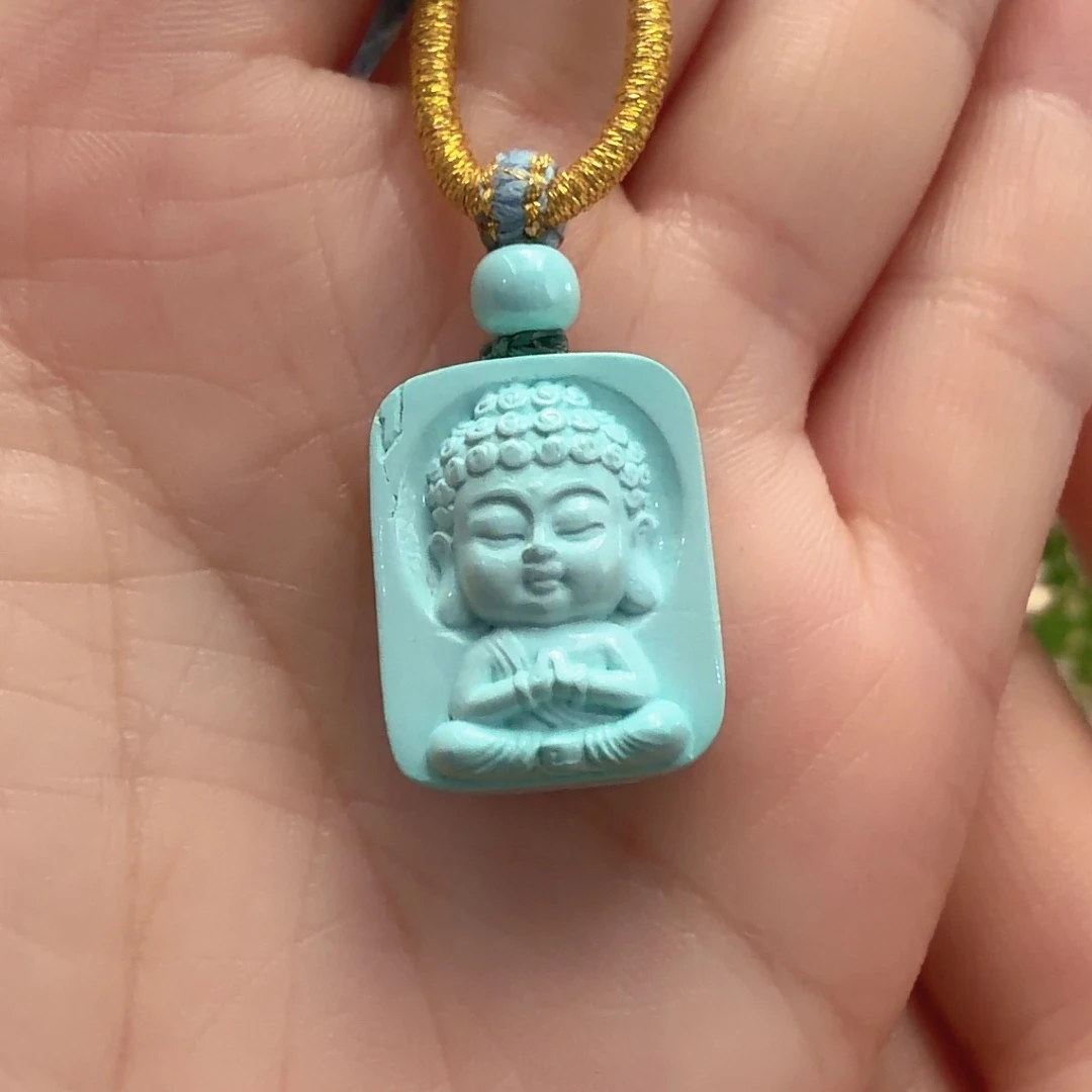 绿松石未镶嵌颈饰