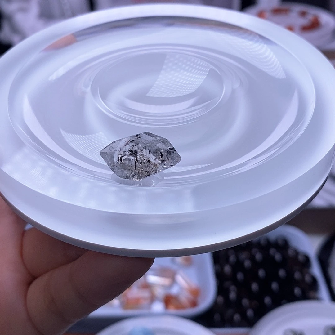 水晶天然水晶打孔不退换未镶嵌o****愈