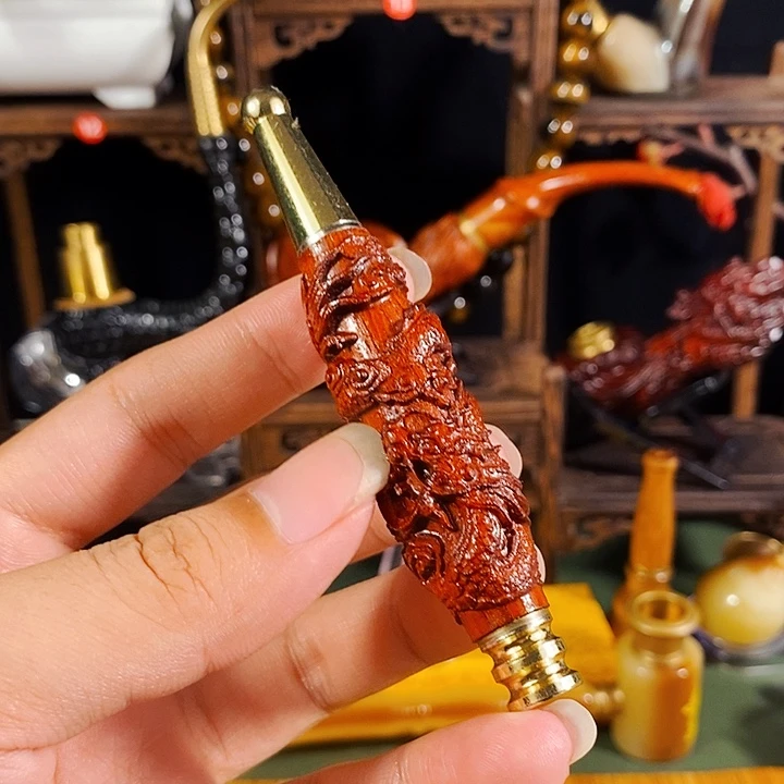 高端定制金丝楠烟嘴