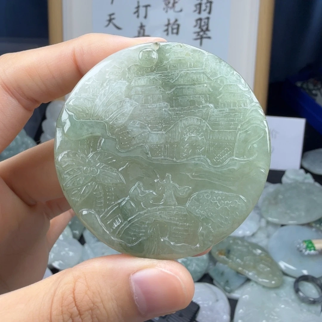 颈饰未镶嵌翡翠翡翠