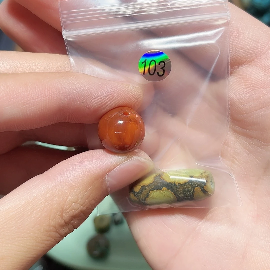 原***包未镶嵌圆珠桶珠老型手串！！玛瑙/玉髓