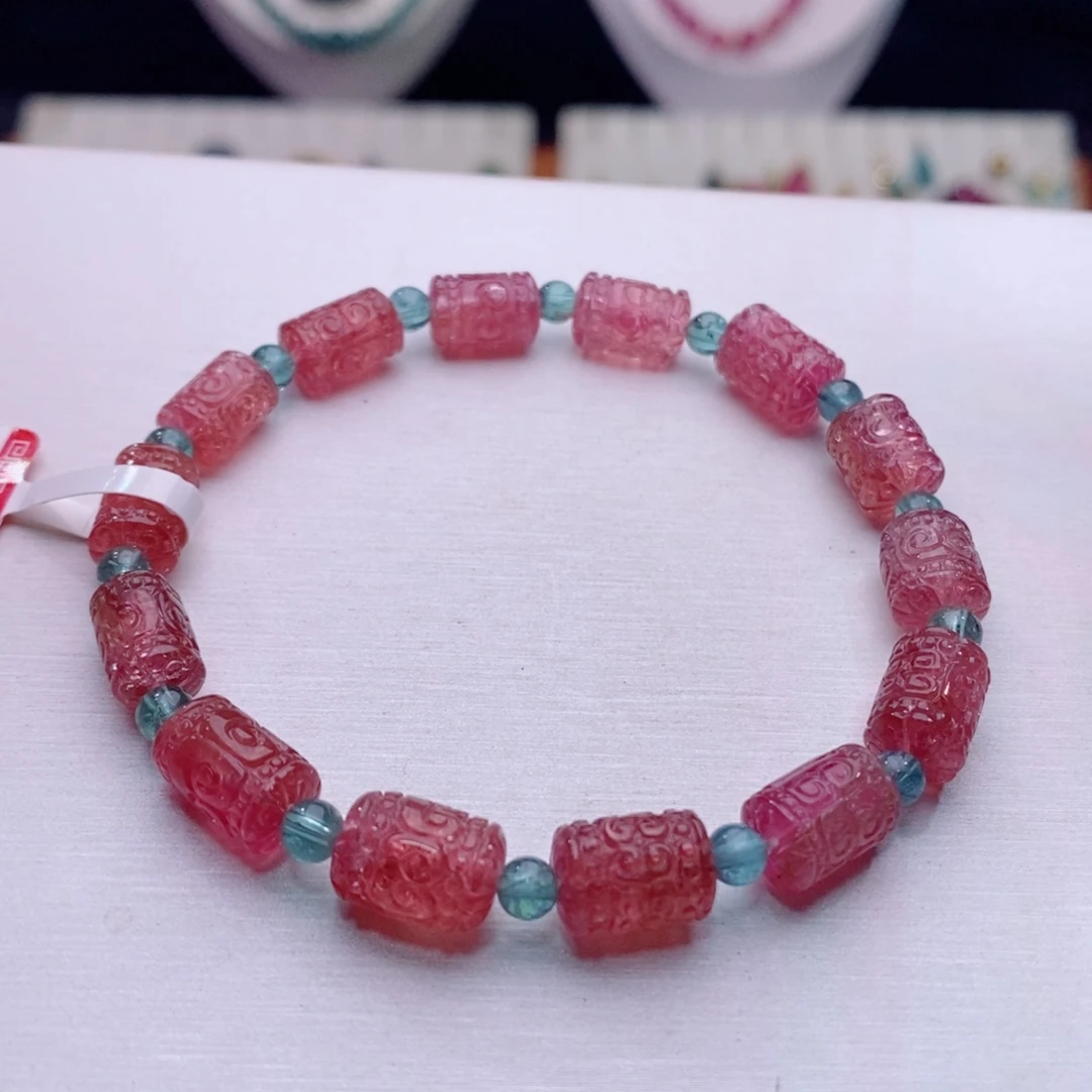 未镶嵌手链碧玺手链d