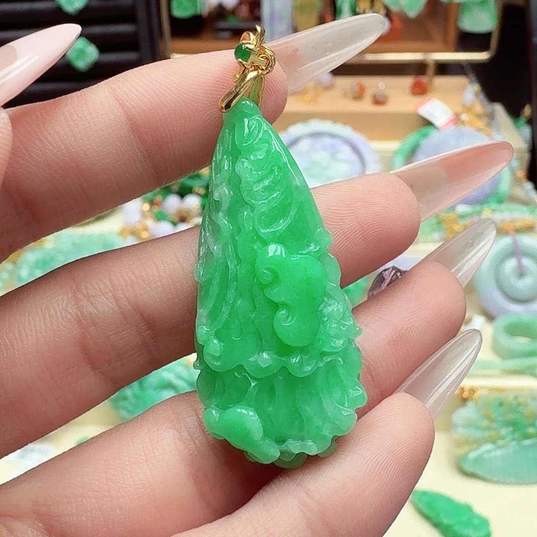 颈饰未镶嵌翡翠翡翠吊坠