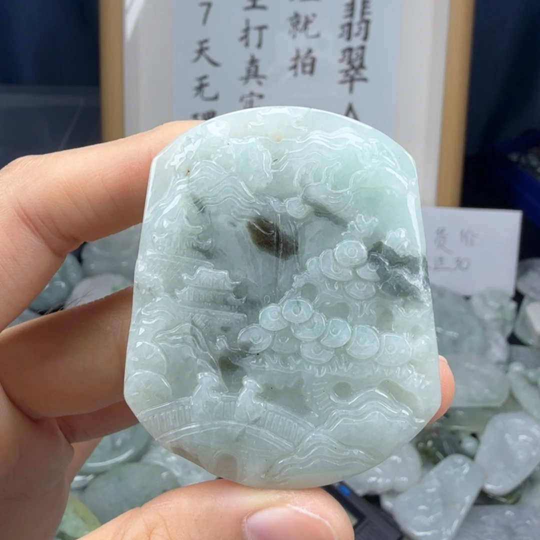 颈饰未镶嵌翡翠翡翠