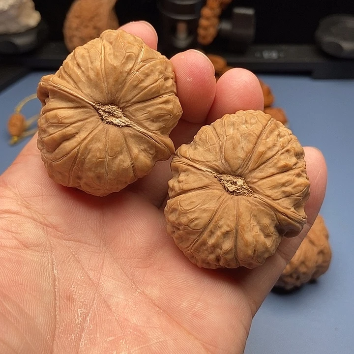 把件文玩核桃南瓜墩