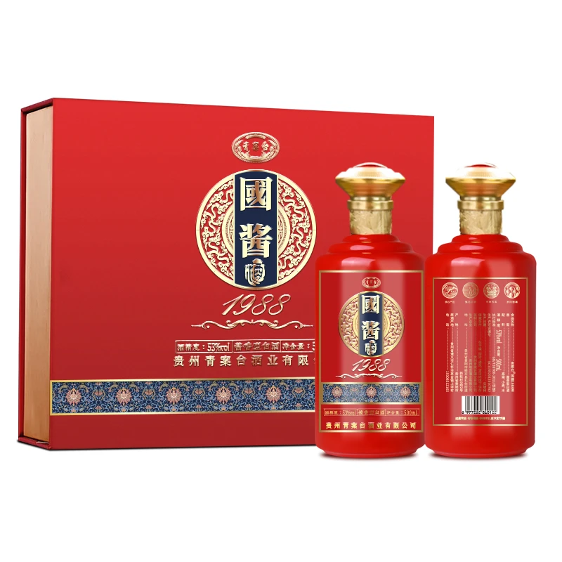 qingantai/青案台H国酱1988酱香型精美礼盒装53度500ml53度500ml