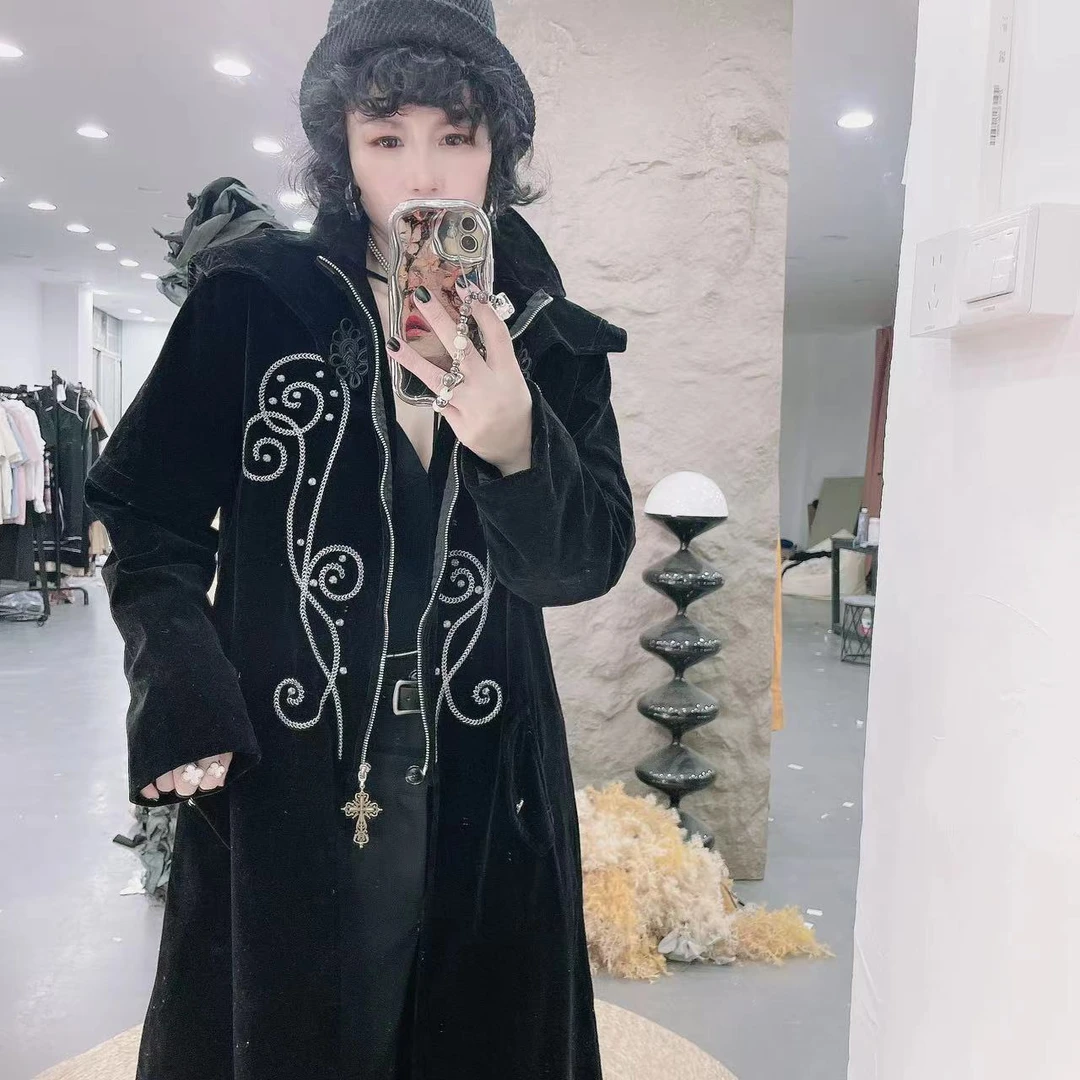 234-爆款哥特式立领秋冬外套