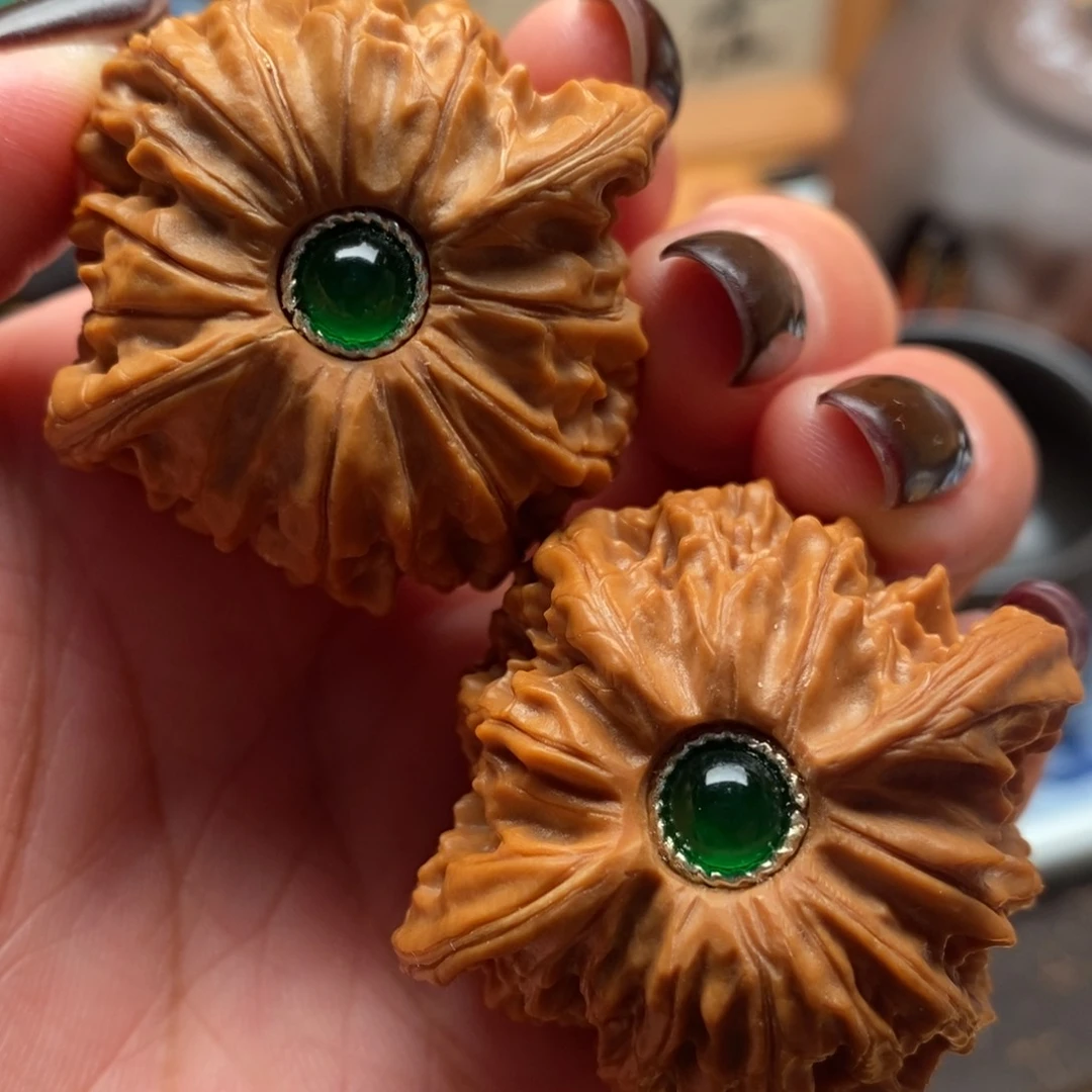 把件文玩核桃40尺全品磨盘狮子头