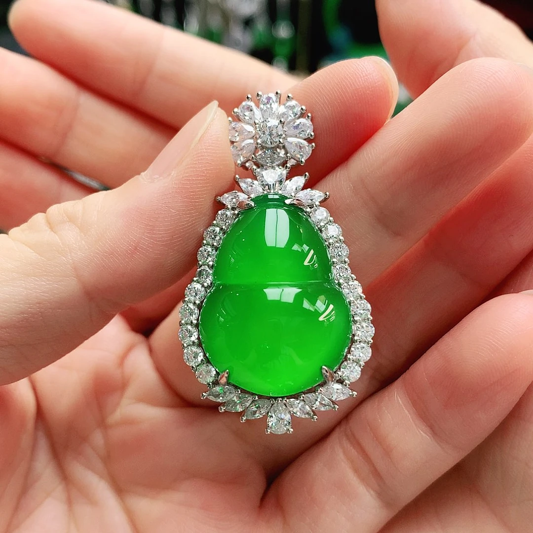 玛瑙/玉髓吊坠银S925镶嵌