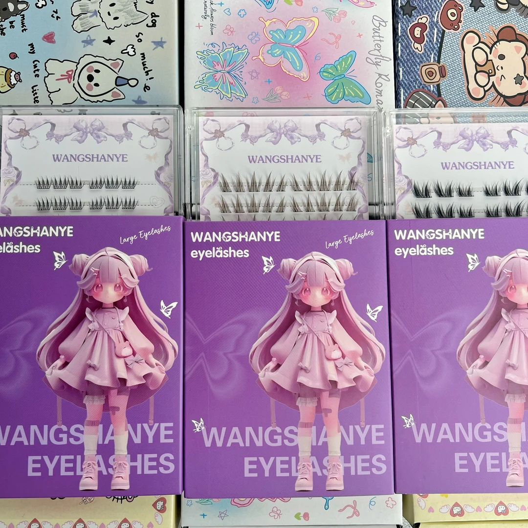 三盒【优质毛料免胶假睫毛高端拆盒主播代拆】大盒假睫毛拆拆乐