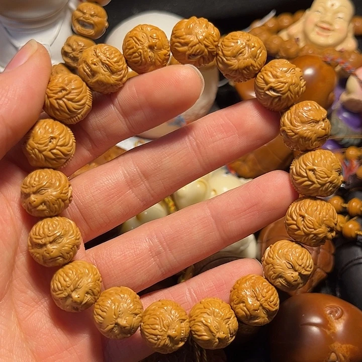 橄榄核手串/手链猴头精工悟空