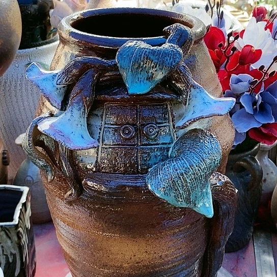 【闪购商品】紫砂花盆15.39花盆无孔