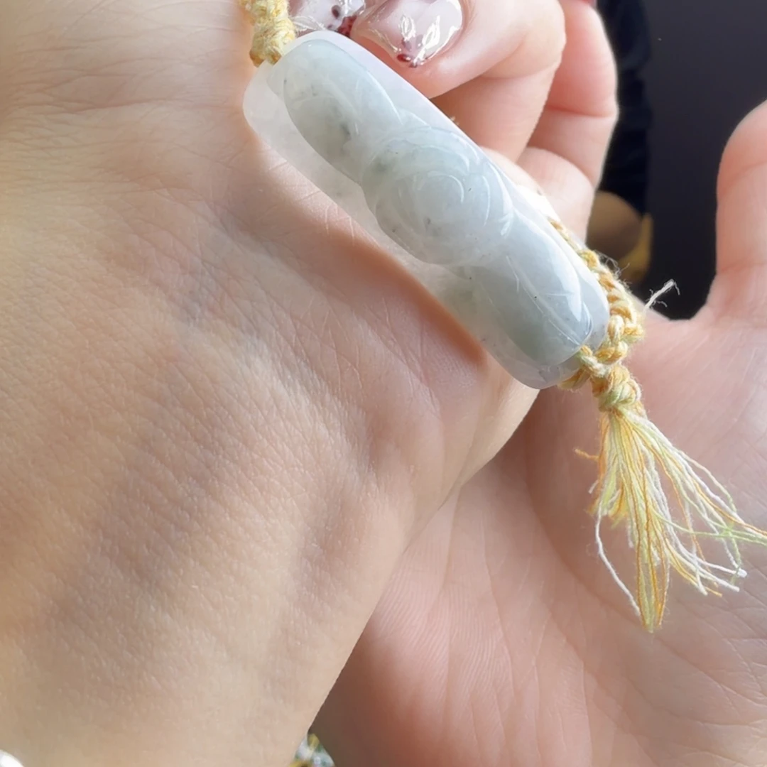 翡翠未镶嵌手链1.9