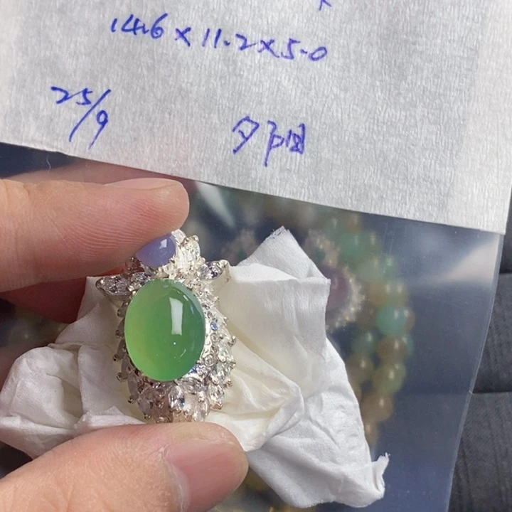 未镶嵌定制翡翠夕****8缅甸天然翡翠