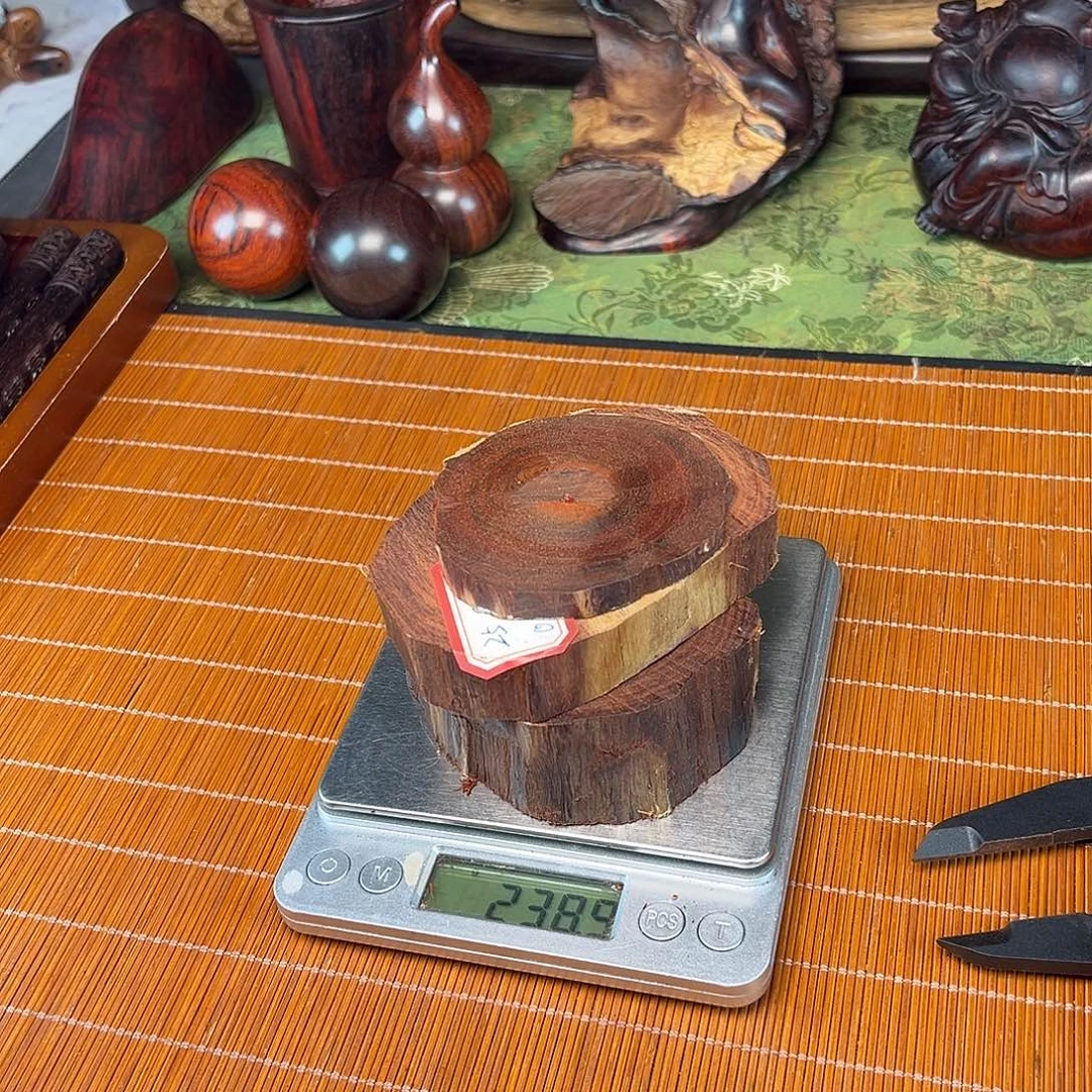 一***人檀香紫檀（小叶紫檀）印度小叶紫檀料子0.3